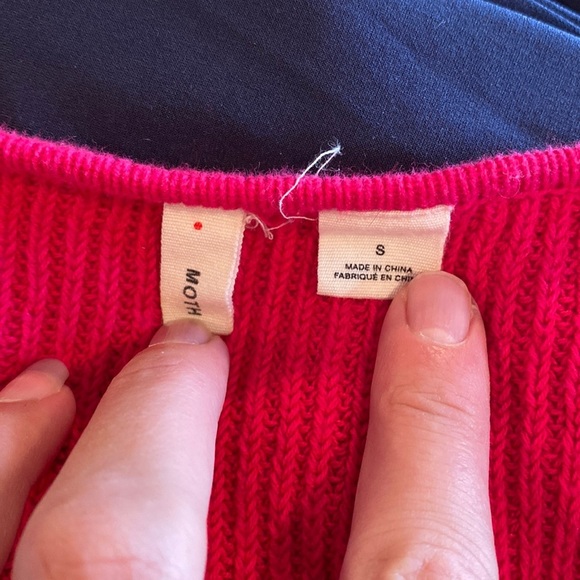 Moth pink sweater size small - Picture 10 of 10